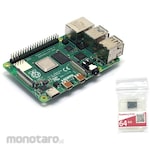 Kyohritsu Electronic Industry Raspberry Pi 4 Model B Single Board Computer with 4GB SD Card and Raspberry Pi OS Pre-Installed (Modul Komputer)