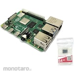 Kyohritsu Electronic Industry Raspberry Pi 4 Model B Single Board Computer with 8GB SD Card and Raspberry Pi OS Pre-Installed (Modul Komputer)