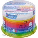 Verbatim Cd-R For Single Recording 700Mb 4-48 Times Inkjet Printer For Spindle Case