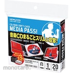 KOKUYO Soft Case for CD/DVD MEDIA PASS for 1 Disc