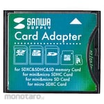 SANWA SUPPLY Cf Conversion Adapter For Sdxc