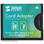 SANWA SUPPLY Cf Conversion Adapter for MicroSD