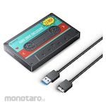 Orico SSD HDD Casing/Enclosure 2.5in USB3 Vintage Cassette