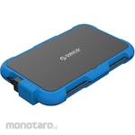 Orico blue silica gel 2.5Inch Triple-Protection HDD Enclosure