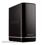 D-Link 1-port UTP 10/100/1000Mbps LAN, 2 SATA II 3.5" HDD Bay, USB Print Server Port