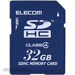 ELECOM Sd Card SDHC Class4 Copyright Protection Function Simple Package Memory Card