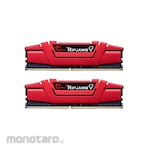 Gskill RAM DDR4 RipjawsV PC19200 Dual Channel F4-2400C17D-8GVR