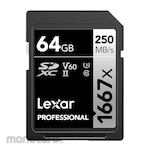 Lexar Professional 1667x SDXC UHS-II, U3, V30
