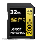 Lexar Professional 2000x SDHC UHS-II Gold Series
