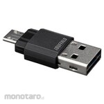 Buffalo MicroSD card reader/writer for smartphones, tablets, and PCs