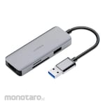 HAGIBIS 4in1 USB 3.0 Hub to HDMI Adapter USB HD SD/TF Card Reader