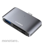 HAGIBIS USB C to SD Card Reader USB 3.0 Adapter Thunderbolt 3 for Mac