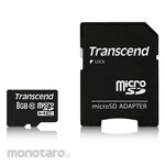 Transcend microSDHC Card Class 10 8GB (with SD card adapter)