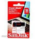 Sandisk Flashdisk Cruzer Blade USB SDCZ50-016G-B35 16GB 1pc