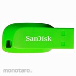 Sandisk Flashdisk Cruzer Blade USB SDCZ50C-016G-B35GE CZ50 Green 16GB 1pc