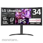 LG LCD Display Monitor Curved Ultra Wide (Layar Display)