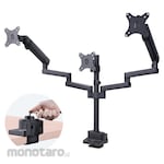 StarTech.com Monitor Arm Grommet Fixed 3 Monitor Up to 27inch Multi Joint Height Angle Adjustable (Braket/Penyangga)