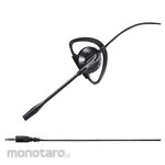 Buffalo Single earhook monaural headset with 4-pole mini plug connection