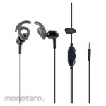 ELPA (Asahi Electric) Open earphones, TV 5m, black, open ear structure