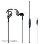 ELPA (Asahi Electric) Open earphones, black, open ear structure