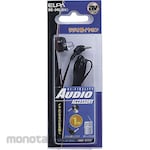 ELPA (Asahi Electric) Radio Earphone Black 1m