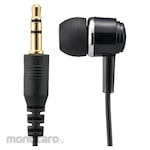 Ohm Electric One Ear Radio Earphone Stereo Mix Earplug Type 1m