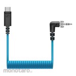 Sennheiser Locking TRS to USB-C coiled cable