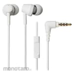 audio-technica White earphones with microphone