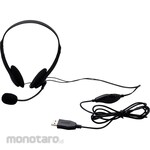 monotaro Headset USB binaural over 2.0m