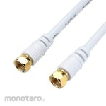 HORIC Antenna Cable Double Sided Straight Screw