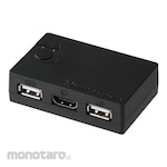RATOC SYSTEMS HDMI Display/USB Keyboard/Mouse PC Switcher