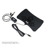 Taffware Antena TV Digital DVB-T2 50 Mil HDTV Satellite