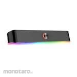 REDRAGON Gaming Speaker USB AUX Sound Bar RGB Adiemus (Speaker Komputer)