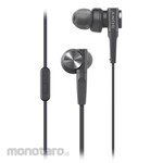 SONY In-ear Headphone MDR Series XB55AP MDR-XB 55 AP/B Black 1unit