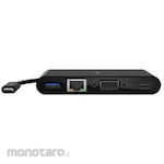 Belkin USB-C Multimedia Adapter Gigabit Ethernet/HDMI/VGA/USB-A