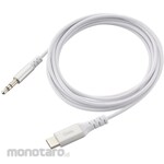 Ohm Electric Type-C/Φ3.5mm Conversion Cable with DAC, High-Quality Audio Playback, 1.8m