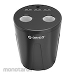 Orico 36W 3 Port Car Charger with 2 Cigarette Lighter