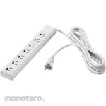 Buffalo 3-pin power strip with conversion adapter