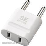 ELECOM Conversion Adapter for Overseas Power Outlet Plug Se Type