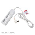 ELPA (Asahi Electric) LED switch tap, LED lamp specifications, individual switches, tracking fire prevention, urea resin, neat wiring, L-shaped plug, protective insulation resistant to breakage
