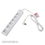 ELPA (Asahi Electric) LED switch tap, LED lamp specifications, individual switches, tracking fire prevention, urea resin, neat wiring, L-shaped plug, protective insulation resistant to breakage