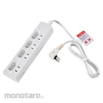 ELPA (Asahi Electric) LED switch tap, LED lamp specifications, individual switches, tracking fire prevention, urea resin, neat wiring, L-shaped plug, protective insulation resistant to breakage