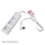 ELPA (Asahi Electric) LED switch tap, LED lamp specifications, individual switches, tracking fire prevention, urea resin, neat wiring, L-shaped plug, protective insulation resistant to breakage