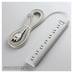 ESCO AC125V/15A tap (7 taps, lightning surge, with magnet)