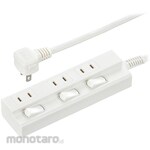Ohm Electric 3 power strips with lampless individual switches
