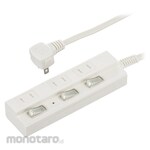 Ohm Electric 3 power taps with individual LED switches Lightning guard Dust shutter