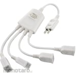 Ohm Electric 4 power distribution cords with centralized switch