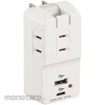 Ohm Electric Lightning Guard 3 power strips with USB ports Type-C/A 1 each