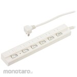 Ohm Electric Power tap with LED individual switch Lightning guard Dust shutter