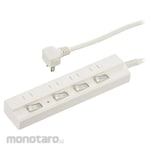 Ohm Electric Power tap with LED individual switch Lightning guard Dust shutter